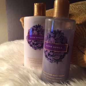 Victoria's Secret body wash and lotion
