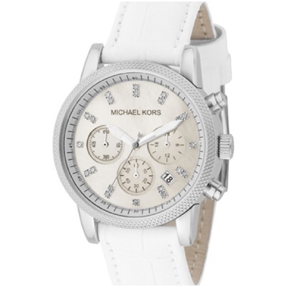 **SALE**White Michael Kors Watch (in original box)