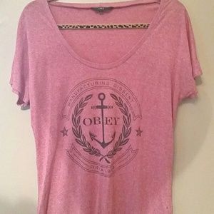 Maroon Obey Top