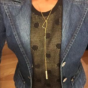 Sisley (Italian) Jean jacket/ blazer