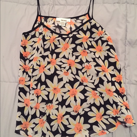NWOT Floral Tank Top