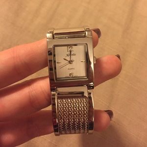 Silver "bracelet" watch!