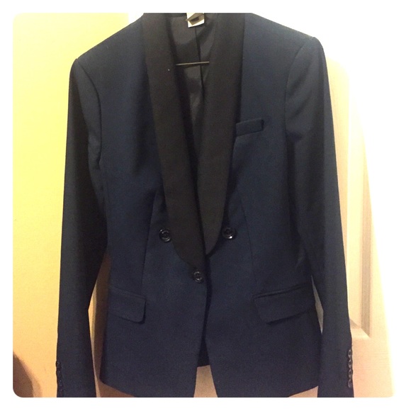 express navy and black blazer