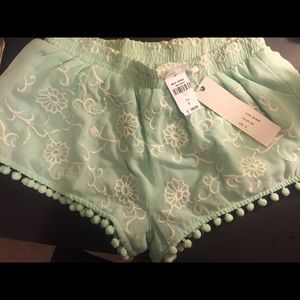 LF mint Pom Pom shorts 🍃🌼