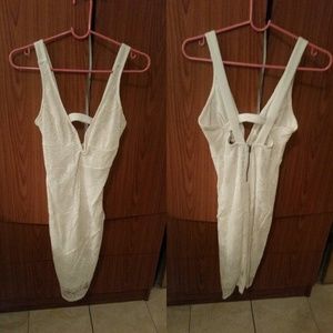 Sexy white party dress