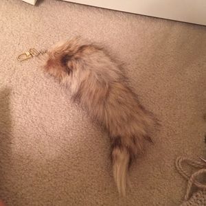 Designer Fox Tail Keychain