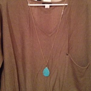turquoise pendant necklace