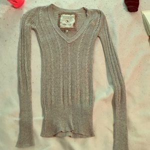 Grey A&F Sweater