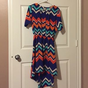 Open Back High low dress