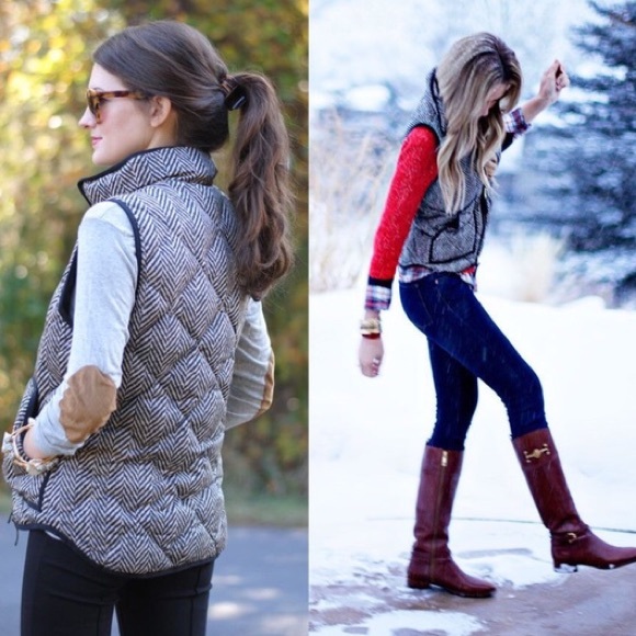 J. Crew Jackets & Blazers - Gorgeous J. Crew Herringbone Vest ❤️