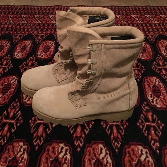 NWOT Military Boots