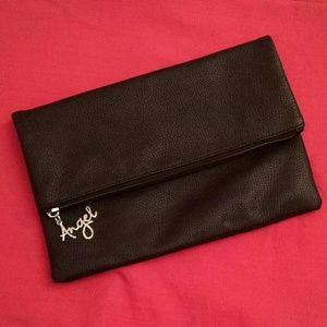 Victoria's Secret faux leather foldover clutch