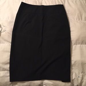 Black pencil skirt