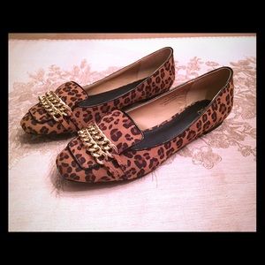Fierce NEW Cato leopard print flats size 11!