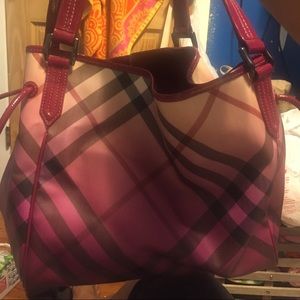 Limited edition Burberry bag pink ombré bag