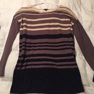 Brown striped sweater