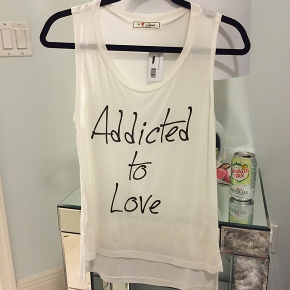 Addicted to love muscle tank- Small