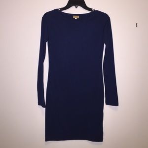 Piko 1988 long sleeve navy blue mini dress