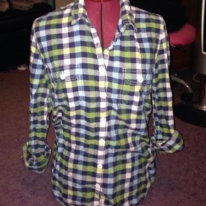Plaid Aeropostale button up