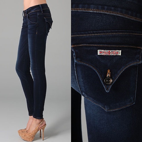 Hudson Collin Flap Skinny Jeans - size 26