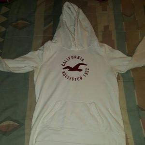 White hollister sweatshirt