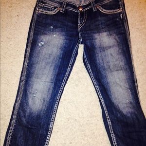 Silver Size 28 Suki Crop