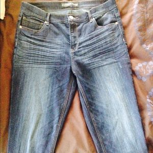 Express Denim Size 12 Ankle Legging Jeans