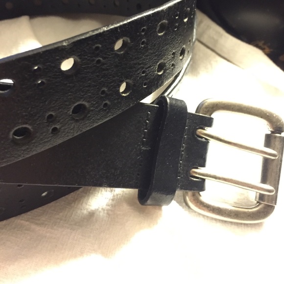 Black Leather Belt