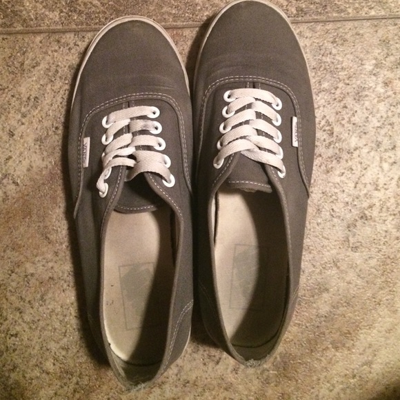 Grey vans size 8 in women's