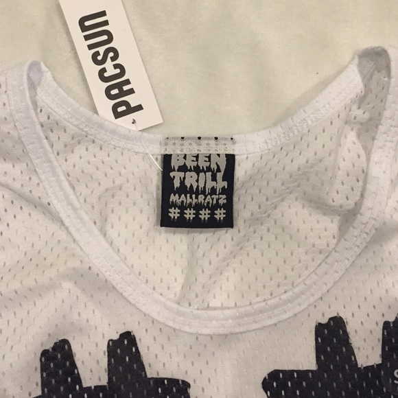 BEEN TRILL Girls Cropped Mesh Tank - Picture 2 of 3