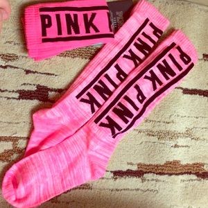 2 pairs of VS PINK socks. NEW