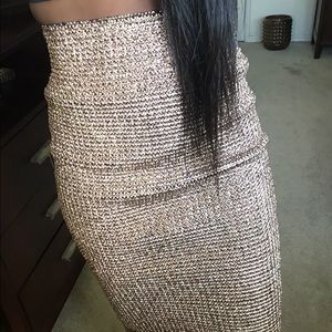 Golden Bandage Skirt