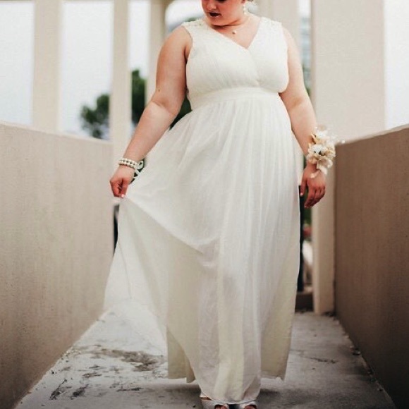 Long White Formal Dress