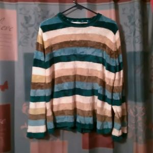 Multicolored super soft sweater