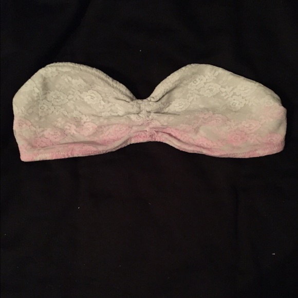 White and Pink Ombre Bandeau - VS Pink
