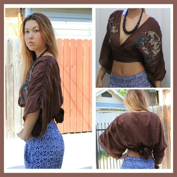 ♻ BOHO TOP - Picture 2 of 2
