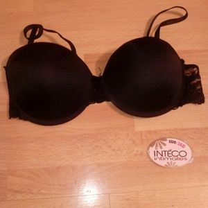 Black Lace Push Up Bra