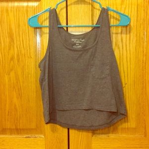 I'm selling an American Eagle XS Gray crop top.