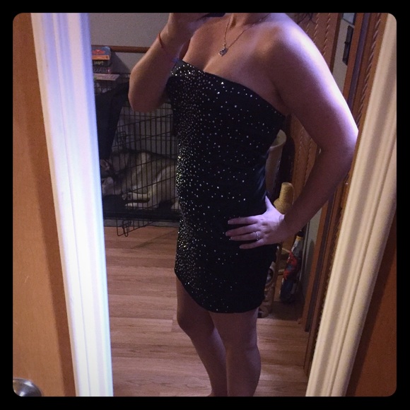 Black party dress