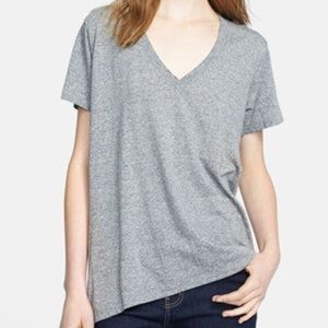 Current/Elliott the v neck tee, heather grey