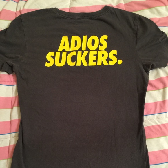 adios suckers Nike dri-fit tee
