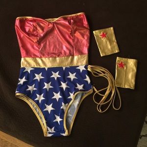 Forplay Wonder Woman sexy Halloween costume L/XL