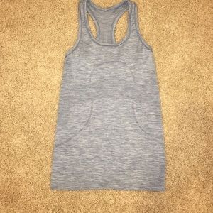🍋LuluLemon Light Blue Racerback top size small