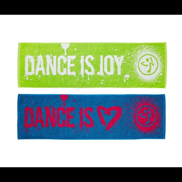 Zumba dance is fitness towels