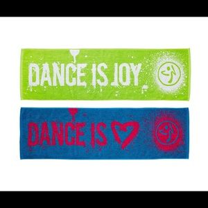 Zumba dance is fitness towels