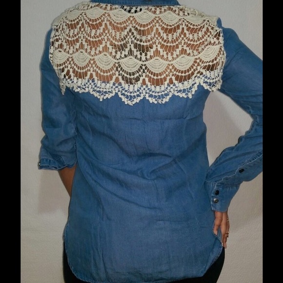 Denim down button! - Picture 2 of 3