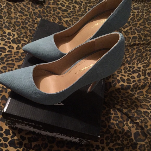 Blue denim size 7 brand new