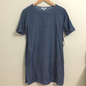 NWOT Denim Style Shift Tshirt Dress