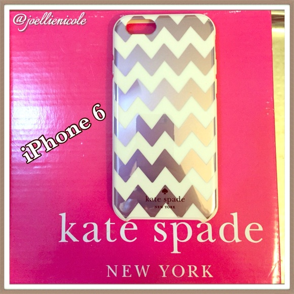 💯%Auth kate spade iPhone 6 Hybrid Case Blush Foil