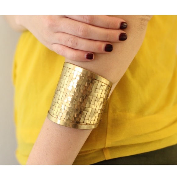 Gold Textured Cuff